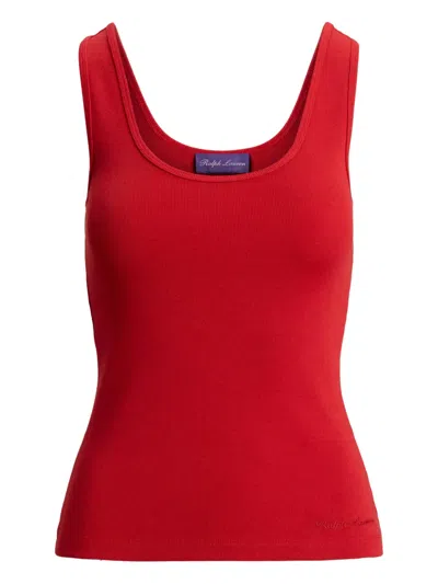 Ralph Lauren Ellis Tank Top In Red