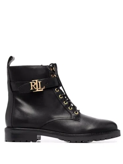 Ralph Lauren Elridge Bootie In Black