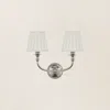 Ralph Lauren Embers Double Sconce In Silver