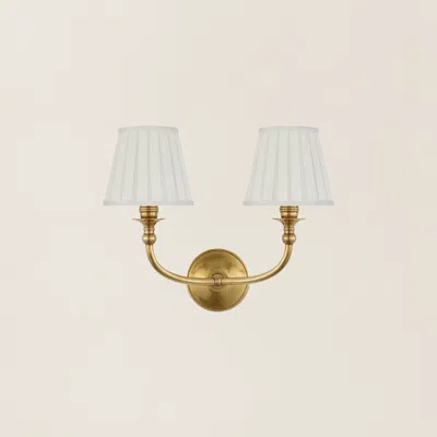 Ralph Lauren Embers Double Sconce In Gold