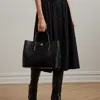 Ralph Lauren Embossed Leather Large Marcy Satchel