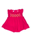 Polo Ralph Lauren Embroidered Bloomer-short Set In Pink