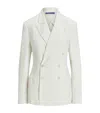 Shop Ralph Lauren Embroidered Collen Jacket In White