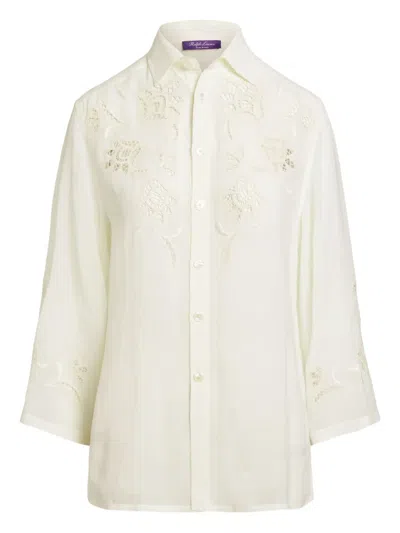 Ralph Lauren Embroidered-detail Shirt In White