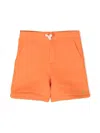 Polo Ralph Lauren Embroidered-logo Cotton Shorts In Orange