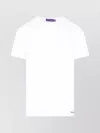 Ralph Lauren Embroidered Logo Crew Neck T-shirt With Side Slits In White