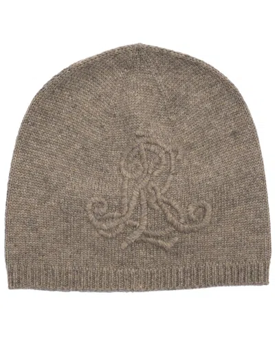 Ralph Lauren Embroidered Logo Hat In Brown
