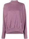 Polo Ralph Lauren Pullover Mit Stehkragen In Purple