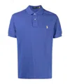Polo Ralph Lauren Short Sleeve Cotton Polo Shirt In Blue