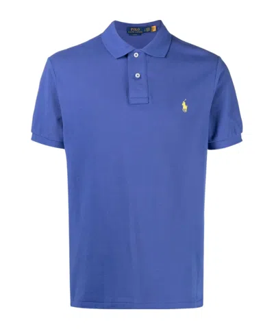 POLO RALPH LAUREN EMBROIDERED-LOGO PIQUÉ-WEAVE POLO SHIRT