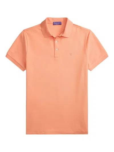 Ralph Lauren Embroidered-logo Polo Shirt In Neutral