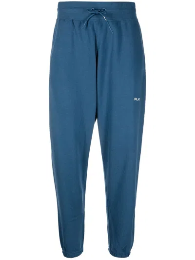 Polo Ralph Lauren Jogginghose Mit Logo-stickerei In Blue