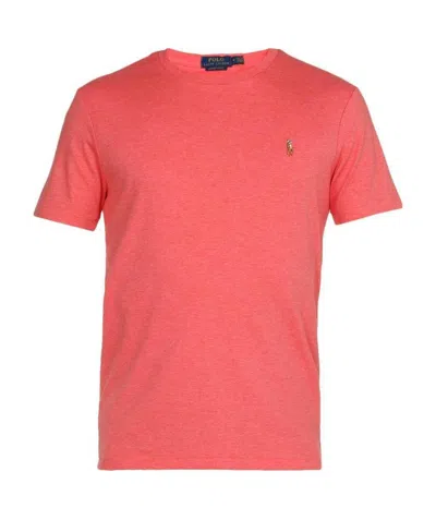 Ralph Lauren Embroidered Logo T-shirt In Red