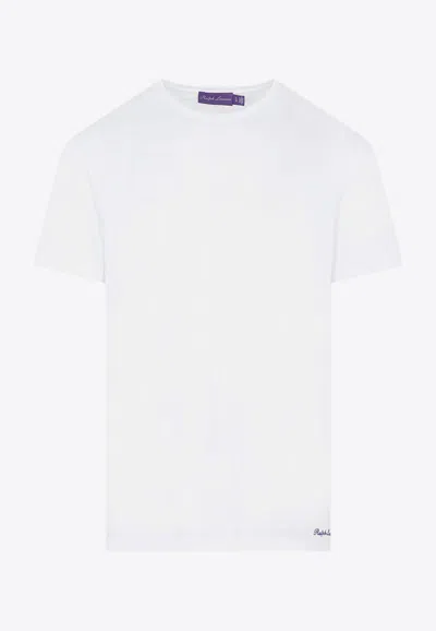 RALPH LAUREN EMBROIDERED LOGO T-SHIRT