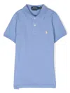 Polo Ralph Lauren Embroidered-pony Detail Polo Shirt In Blue