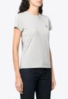 Ralph Lauren Embroidered Pony T-shirt In Gray