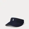 Polo Ralph Lauren Embroidered Pony Visor In Refined Navy