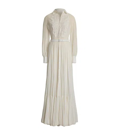 RALPH LAUREN EMBROIDERED SEYMOUR DRESS
