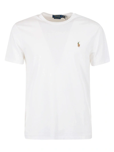 Ralph Lauren Embroidered T-shirt In White