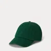 Ralph Lauren Embroidered Twill Ball Cap In Green