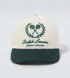 Ralph Lauren Logo-embroidered Cotton-blend Twill Baseball Cap In Green
