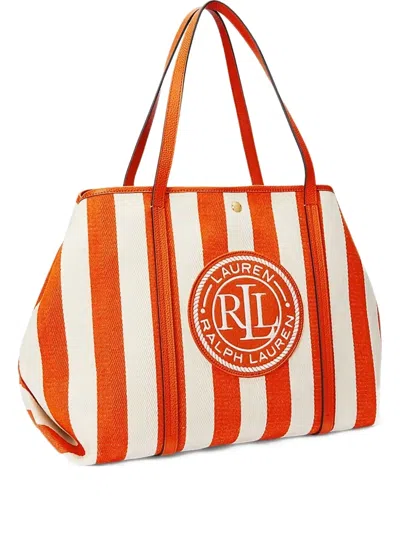 Ralph Lauren Emerie Striped Tote Bag