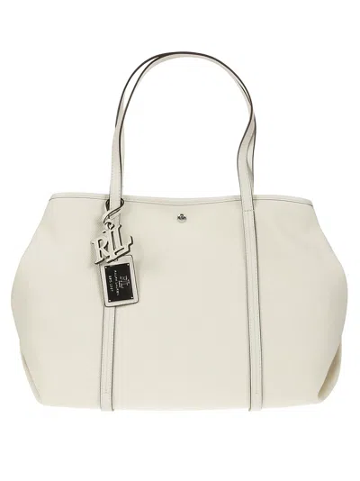 Ralph Lauren Emerie Tote Tote Extra Large In Natural Soft White/soft White