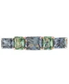 Ralph Lauren Epoxy Multi-stone Gold-tone Pin In Multi
