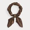 Ralph Lauren Equestrian Cashmere-silk Neckerchief In Multi