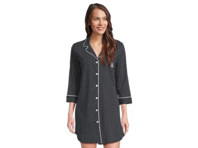 Ralph Lauren Essentials Bingham Knits Sleep Shirt In Multi