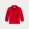 Ralph Lauren Estate-rib Quarter-zip Pullover In Red