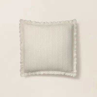 Ralph Lauren Estelle Throw Pillow In Cream In White