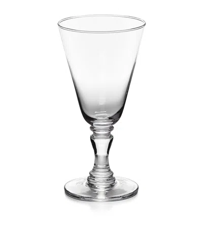 Ralph Lauren Ethan White Wine Glass In Transparent