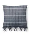 Ralph Lauren Eva Windowpane Decorative Pillow, 18" X 18" In Multi