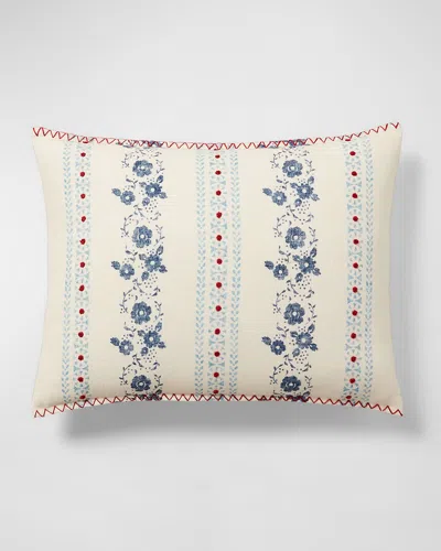 Ralph Lauren Eveleigh Decorative Pillow, 15" X 20" In Blue