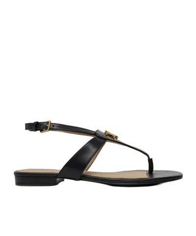 Ralph Lauren Everley Sandals In Black