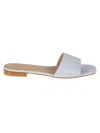 Ralph Lauren Everley Sliders In Light Blue