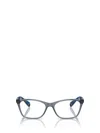 Polo Ralph Lauren Ralph Lauren Eyeglasses In Shiny Trasparent Blue