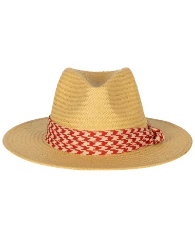 Ralph Lauren Fabric Band Rustic Hat In Yellow