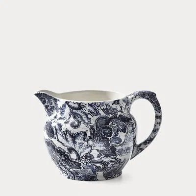 Ralph Lauren Faded Peony Dutch Creamer In Blue