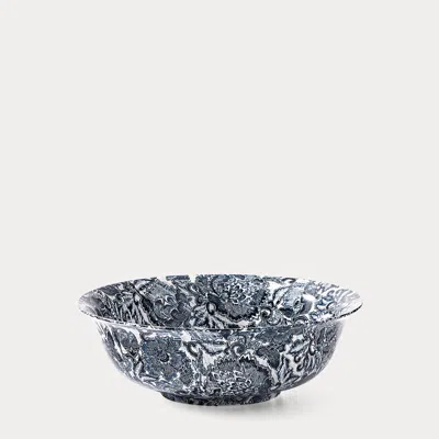 Ralph Lauren Faded Peony Fruit Bowl In Indigo In Blue