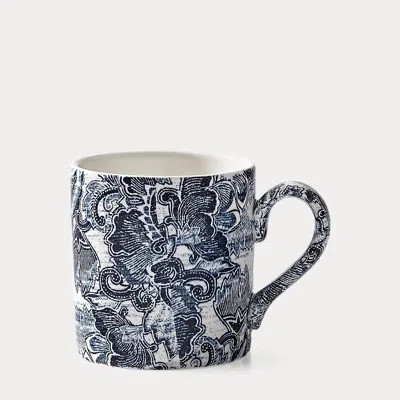 Ralph Lauren Faded Peony Mug In Blue