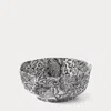 Polo Ralph Lauren Faded Peony Octagonal Bowl In Black