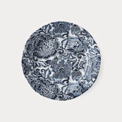 Polo Ralph Lauren Faded Peony Salad Plate In Black