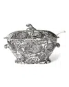 Ralph Lauren Faded Peony Soup Tureen In Black