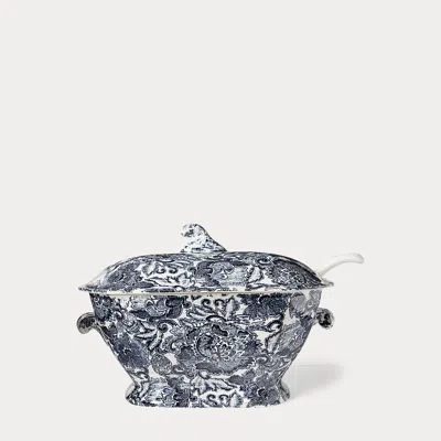 Polo Ralph Lauren Faded Peony Soup Tureen In Blue