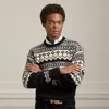 Ralph Lauren Fair Isle Cashmere Crewneck Sweater In Neutral