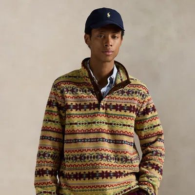 Ralph Lauren Fair Isle-inspired Fleece Pullover