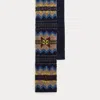 Ralph Lauren Fair Isle Knit Wool Tie In Multi
