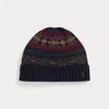 Ralph Lauren Fair Isle Wool-blend Beanie In Multi